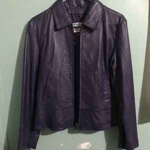Wilson’s Leather PELLE STUDIO Purple Jacket